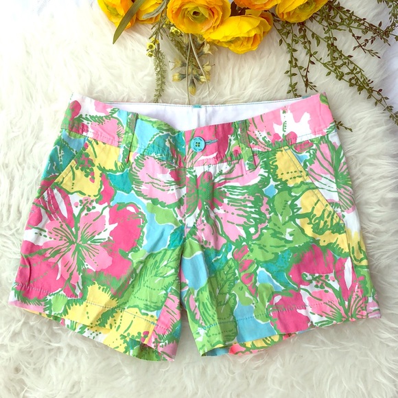 Lilly Pulitzer Pants - Lilly Pulitzer Floral Shorts 00